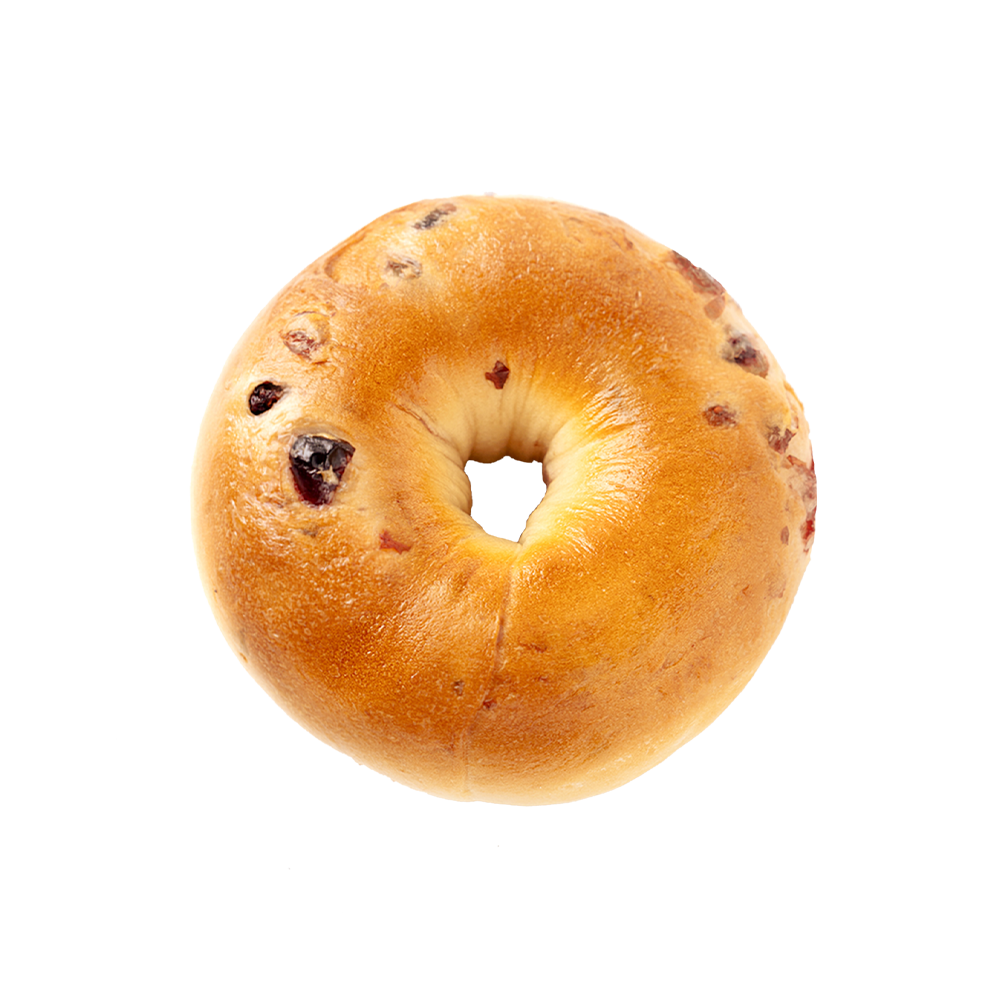 健康低脂蔓越莓贝果