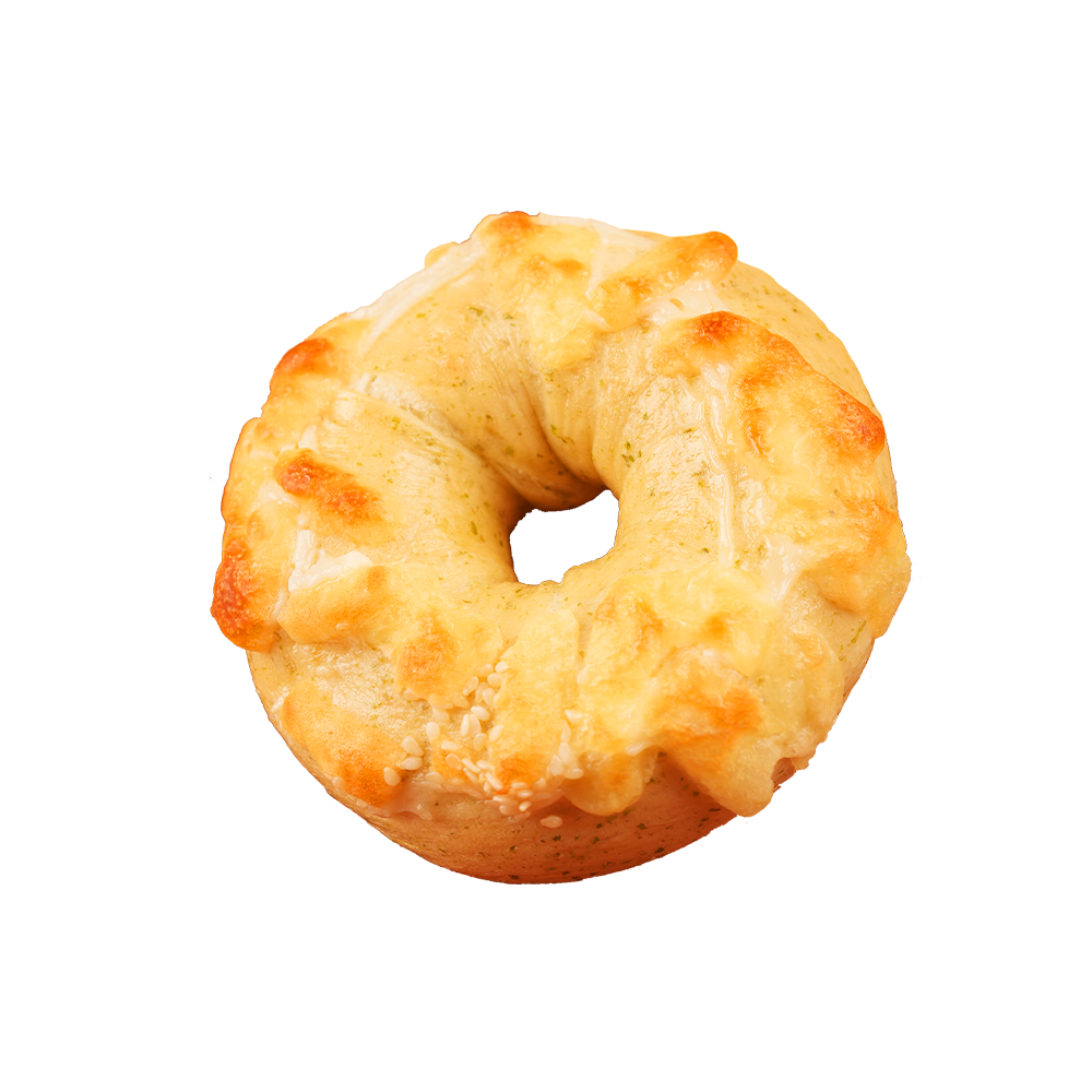 金黄酥脆洋芋火腿贝果