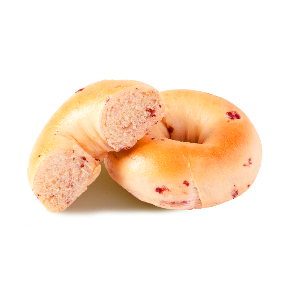 健康低脂蔓越莓贝果