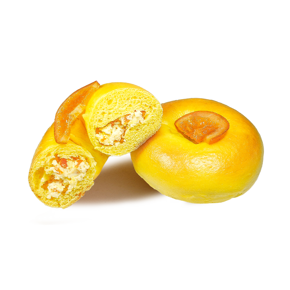 清甜不腻香橙乳酪贝果